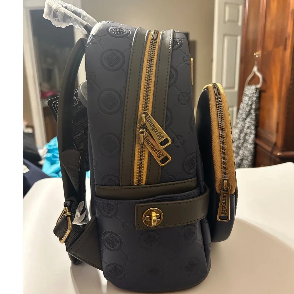 Loungefly Lord of the Rings The War of the Rohirrim Mini Backpack Navy Blue NWT